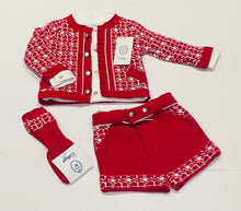 Load image into Gallery viewer, Rahigo Boys 3 Piece Suit -Red-White