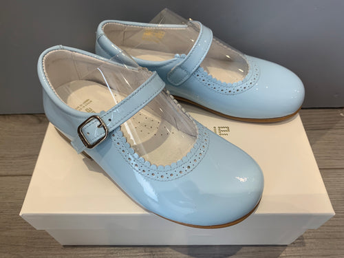 Andanines Girls Baby Blue Mary Janes