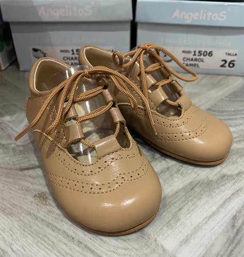 Boys Angelitos Camel Shoes (no refunds or exchanges)