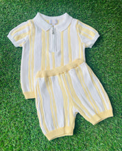 Load image into Gallery viewer, Caramelo Kids Boys Knitted 2 Piece Set - Lemon