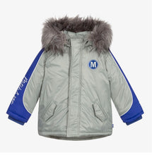 Load image into Gallery viewer, Mitch &amp; Son Grey Padded Hooded Jacket